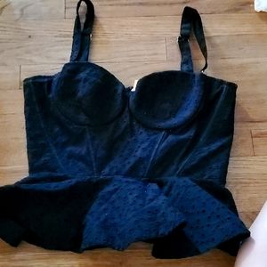 House of CB peplum top